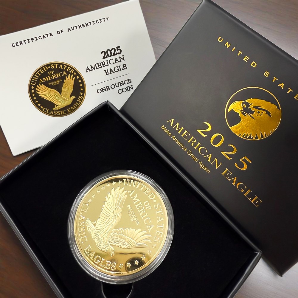 The Eagle Gold Coin - Obverse and Reverse